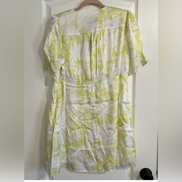 NWT Allsaints Demi Marama Dress Sz 8 All Saints- color citrus yellow - Picture 8 of 10